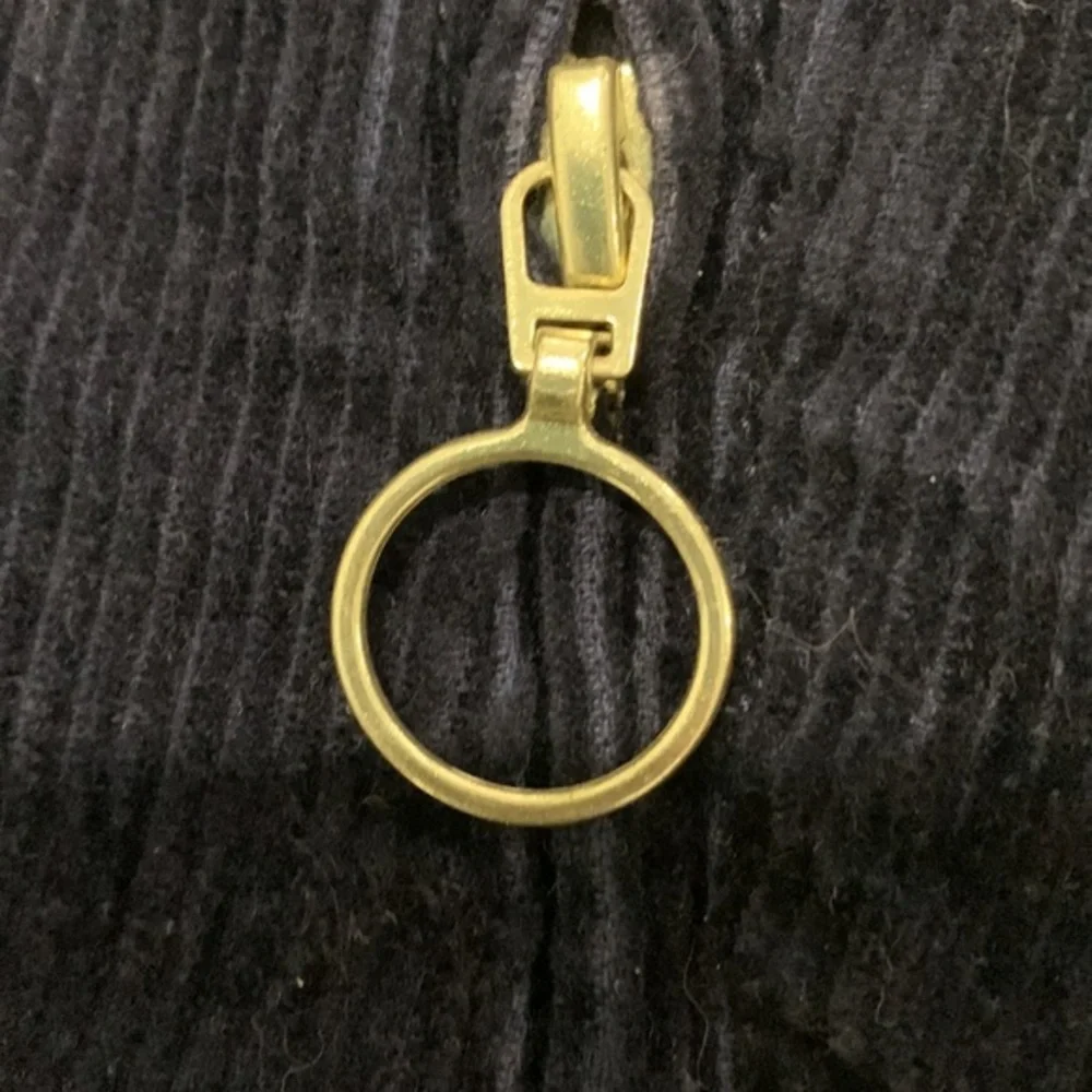NWT Forever 21 Corduroy Blue Mink Skirt two pockets gold zip rings size small‎